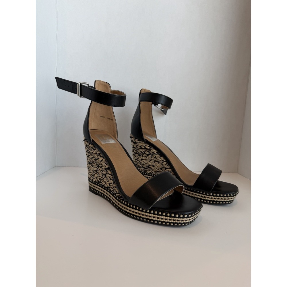 DV Dolce Vita Hagar Woven Women's Platform Wedge Sandals Size 7.5